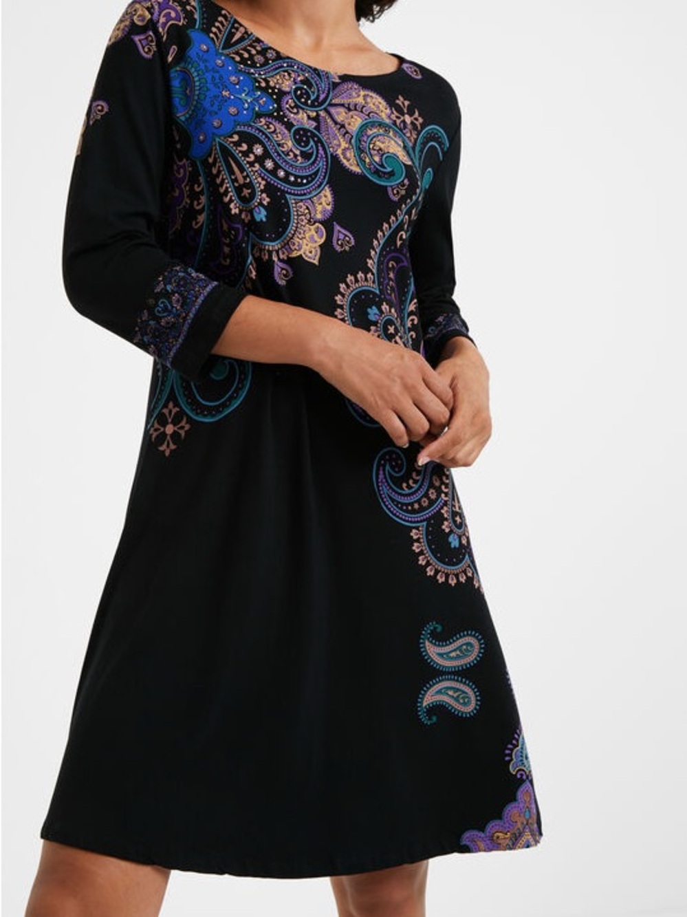 Desigual Paisley T-Shirt Dress
